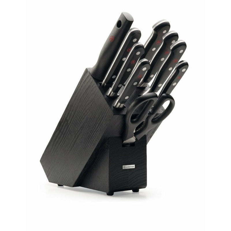 Wusthof Classic 9 Piece Black Beech Knife Block