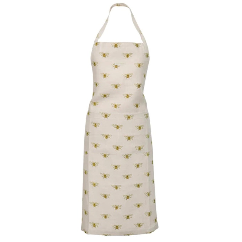 Sophie Allport Bees Linen Bees Adult Apron
