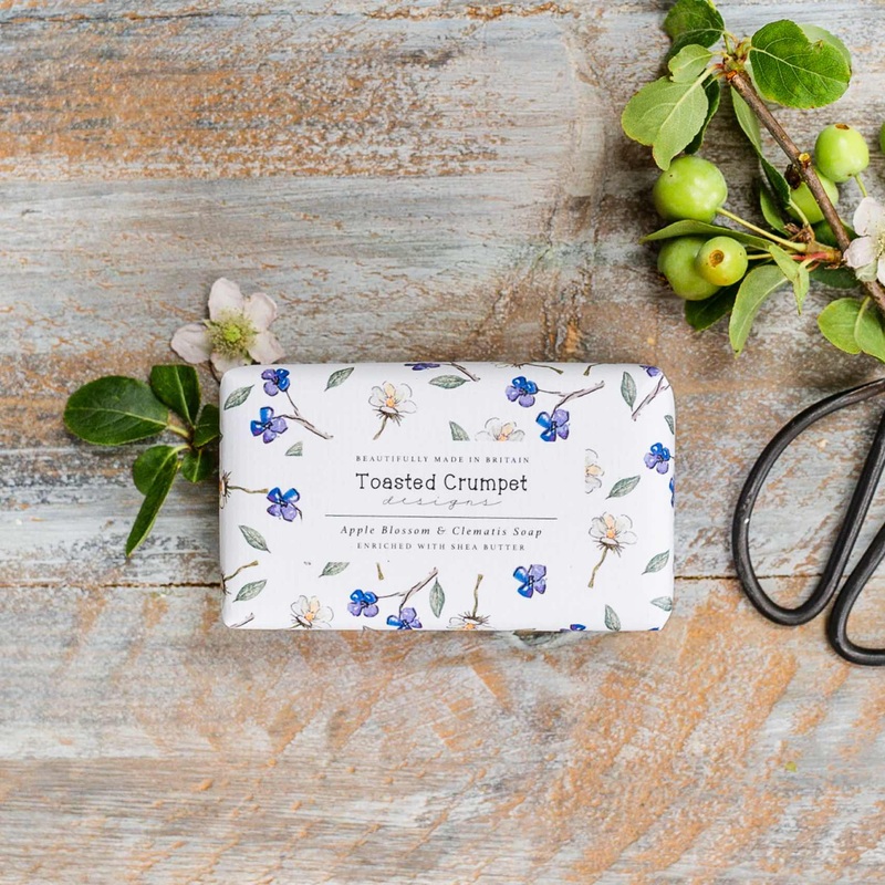 Toasted Crumpet Apple Blossom & Clematis Soap
