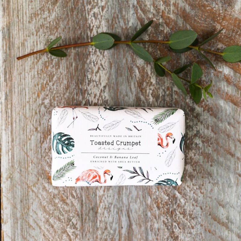 Toasted Crumpet Coconut & Banana Leaf Soap
