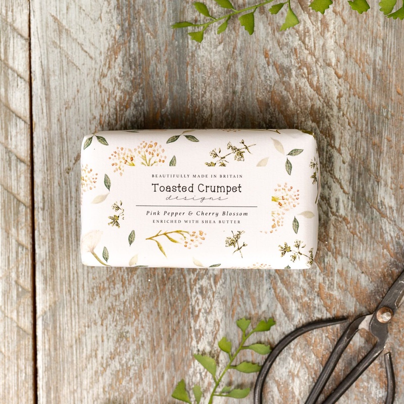 Toasted Crumpet Pink Pepper & Cherry Blossom Soap