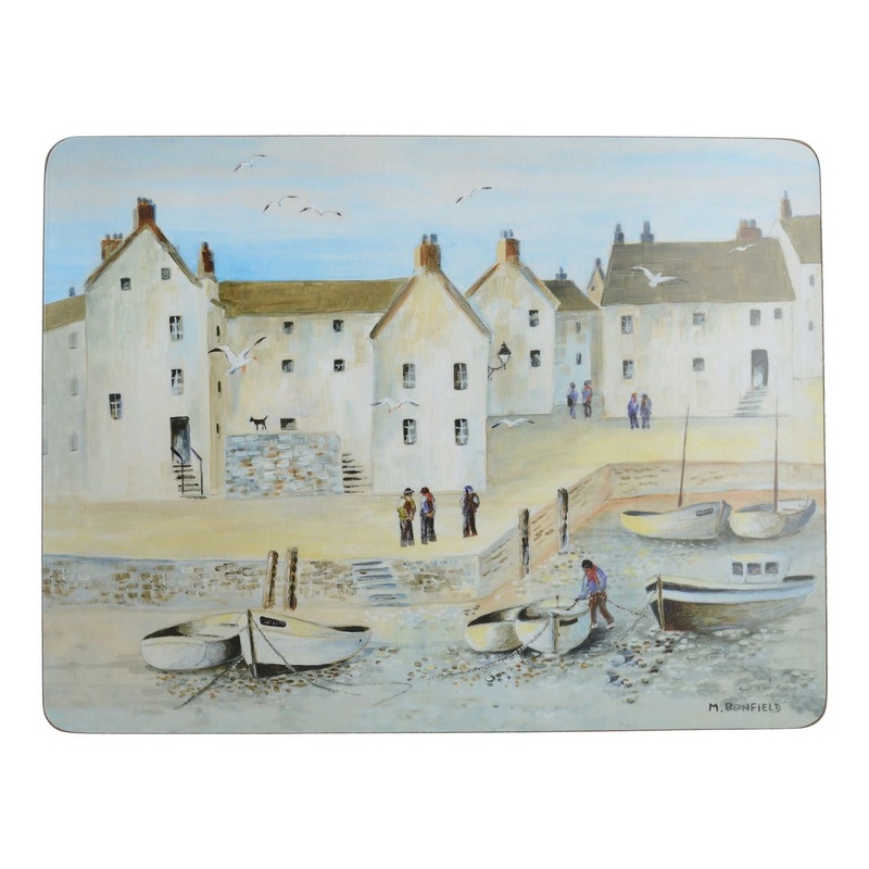 Creative Tops Cornish Harbour Set of 6 Place Mats