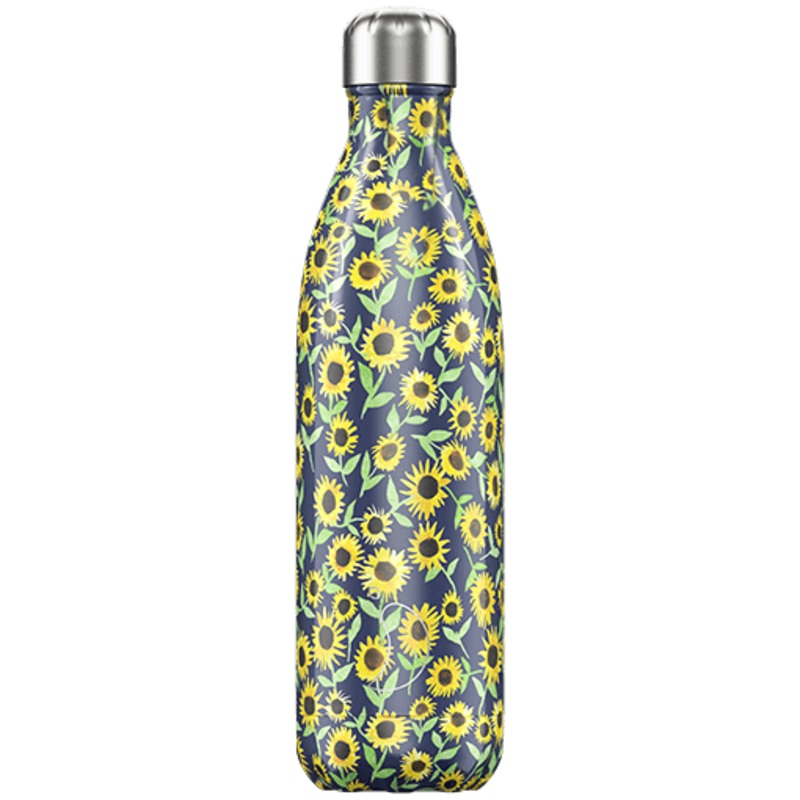 Chilly's Floral Sunflower 750ml Bottle