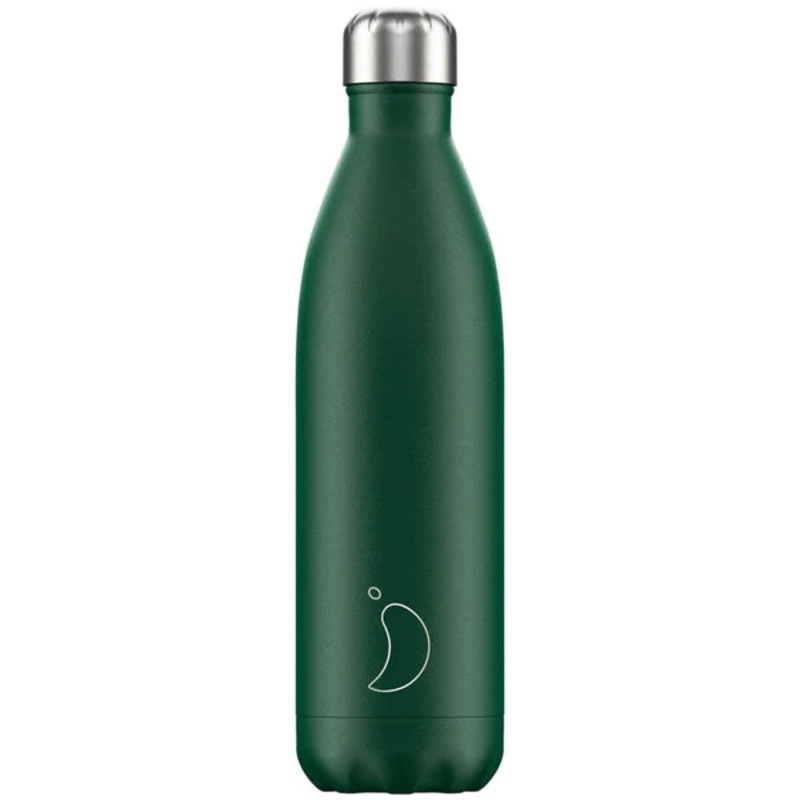Chilly's Matt Green 750ml Bottle