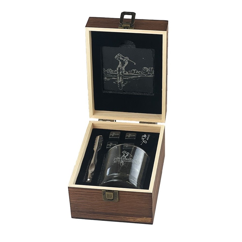 Just Slate Golf Drinks Set