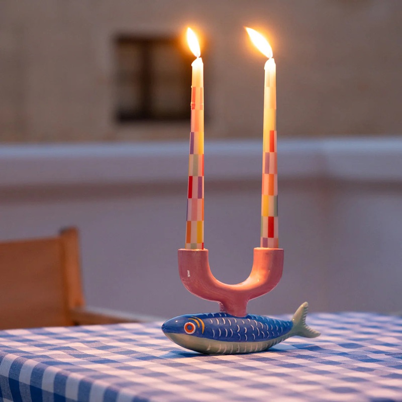 Talking Tables Fish Candle Stick Holder