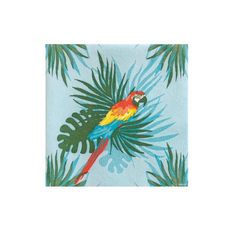 Francoise Paviot Cocktail Napkins - Parrot