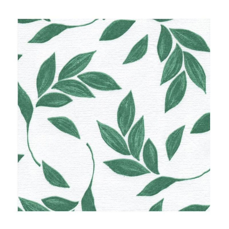 Francoise Paviot French Dinner Napkins - Green Laurel