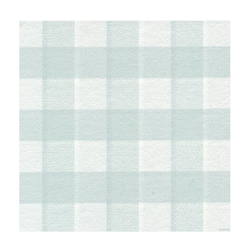 Francoise Paviot French Dinner Napkins - Green Vichy