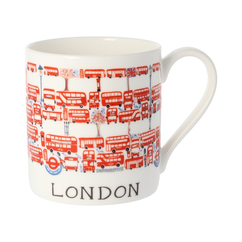 Louise Tate China Mug - Bus