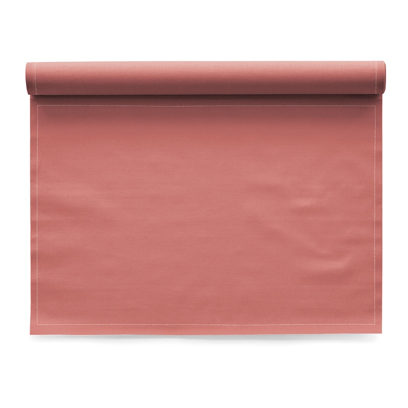My Drap 12 Piece Cotton Placemat Roll - Dusty Pink