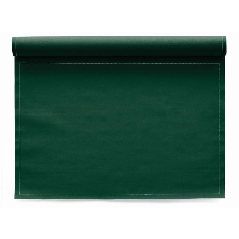 My Drap 12 Piece Cotton Placemat Roll - English Green