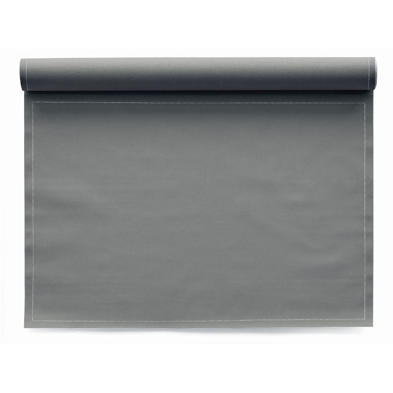 My Drap 12 Piece Cotton Placemat Roll - Grey