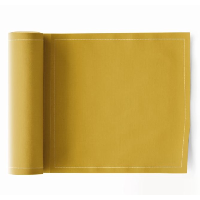 My Drap 24 Piece Cotton Napkin Roll - Curry