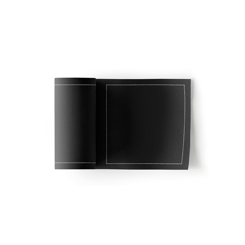 My Drap 50 Piece Coaster Roll - Black