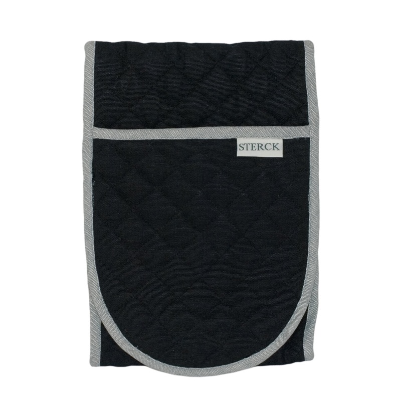 Sterck Double Oven Glove - Black & Grey