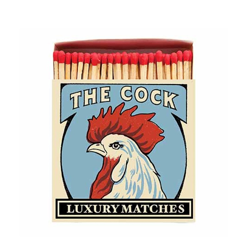 Archivist Luxury Square Match Box - Cock