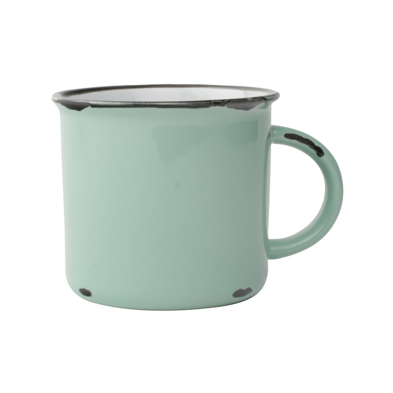 Canvas Home Large Tinware Mug - Light Green