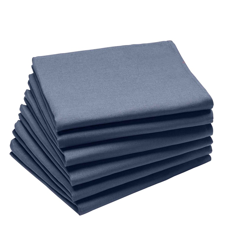 Coucke Plain Cotton Napkin - Cyclades