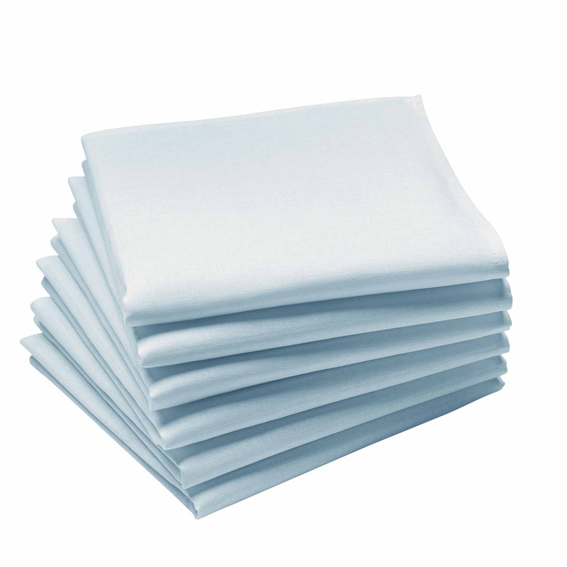 Coucke Plain Cotton Napkin - Glacier