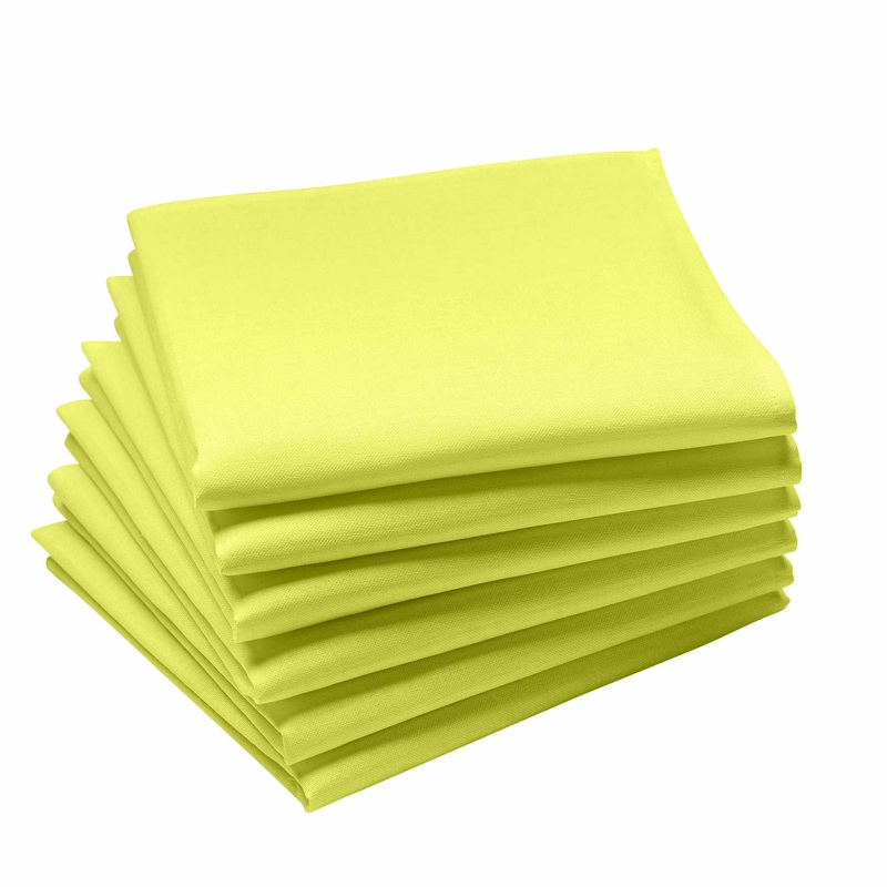Coucke Plain Cotton Napkin - Kiwi