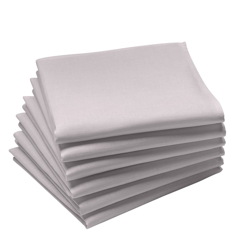 Coucke Plain Cotton Napkin - Perle