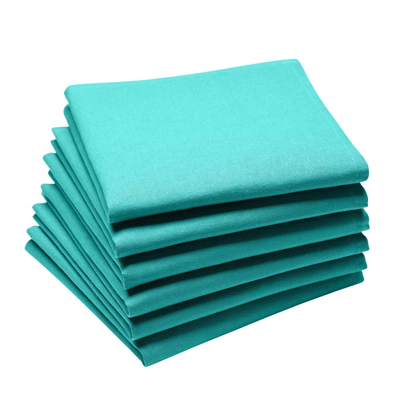 Coucke Plain Cotton Napkin - Turquoise