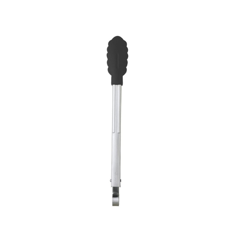 Cuisipro 24cm Silicone Locking Tongs - Black
