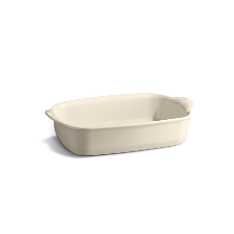 Emile Henry 30cm Rectangular Oven Dish - Cream