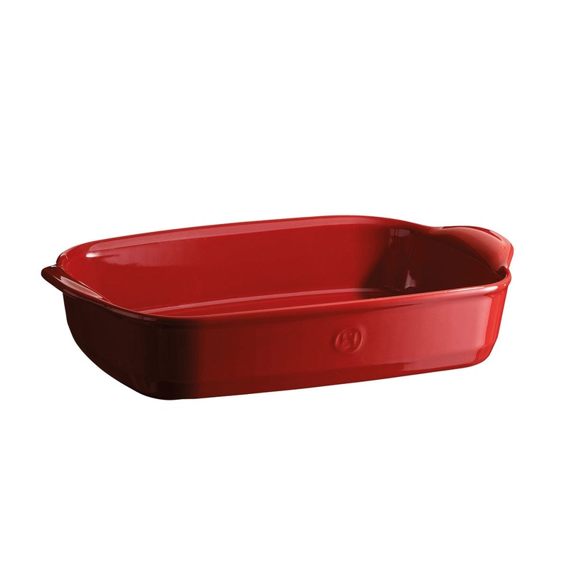 Emile Henry 30cm Rectangular Oven Dish - Red