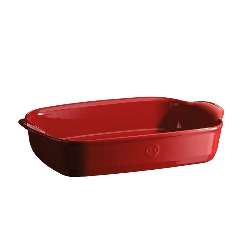Emile Henry 36.5cm Rectangular Oven Dish - Red