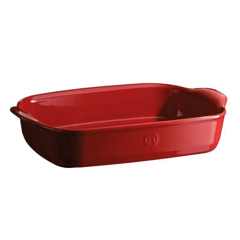 Emile Henry 42cm Rectangular Oven Dish - Red