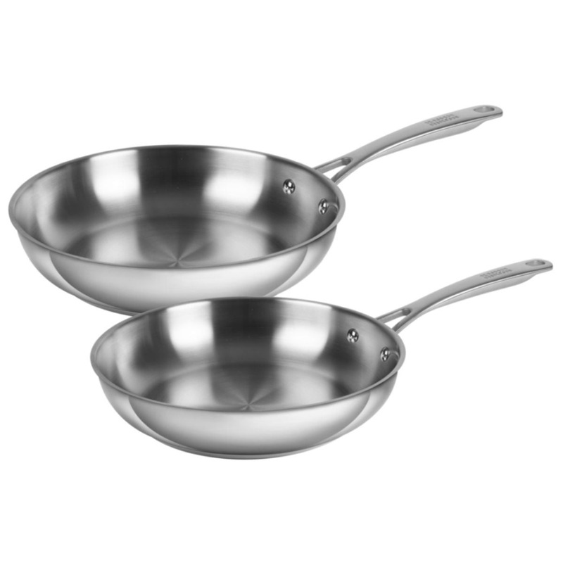 Kuhn Rikon S/Steel Frypan Set - 24cm & 28cm