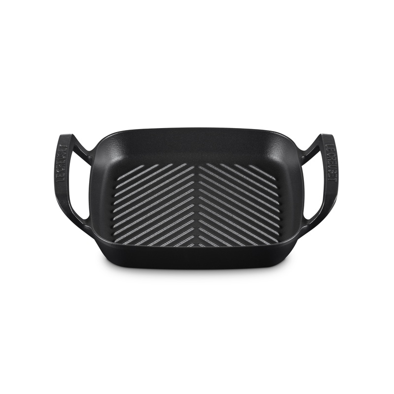 Le Creuset Black BBQ Square Grill - 26cm