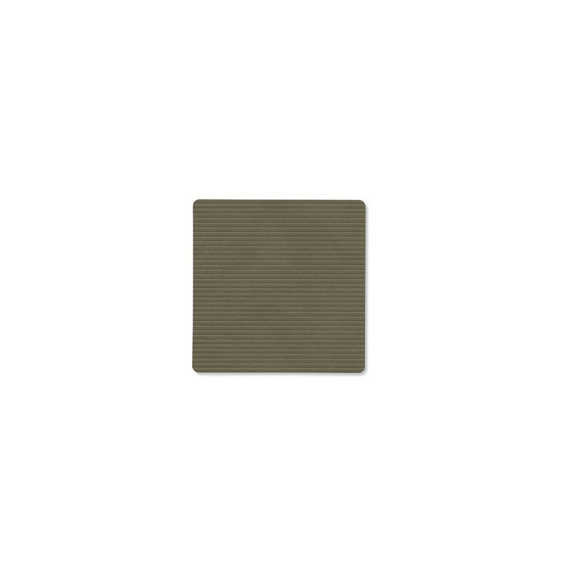 Lind DNA Corduroy Army Green Square Coaster