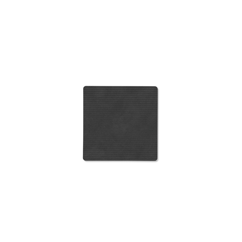 Lind DNA Corduroy Black Square Coaster