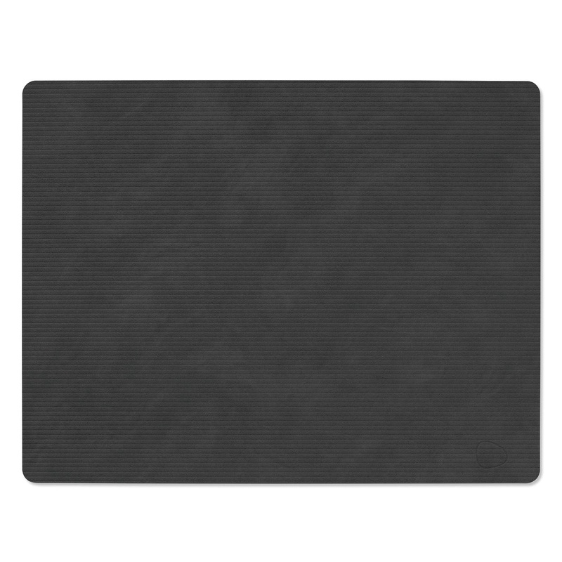 Lind DNA Corduroy Black Square Table Mat