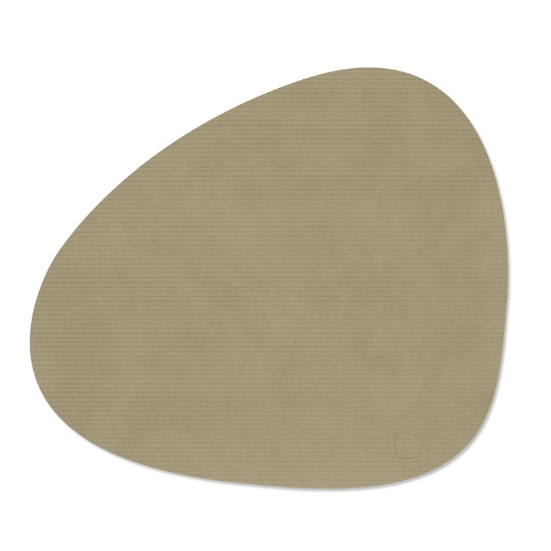 Lind DNA Corduroy Herbal Dust Curve Table Mat