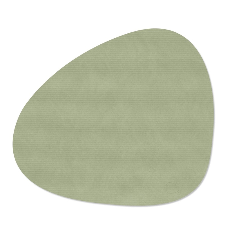 Lind DNA Corduroy Olive Curve Table Mat