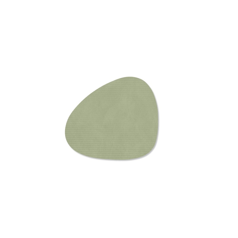 Lind DNA Corduroy Olive Green Curve Coaster