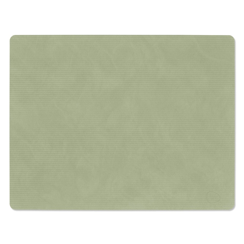 Lind DNA Corduroy Olive Green Square Table Mat