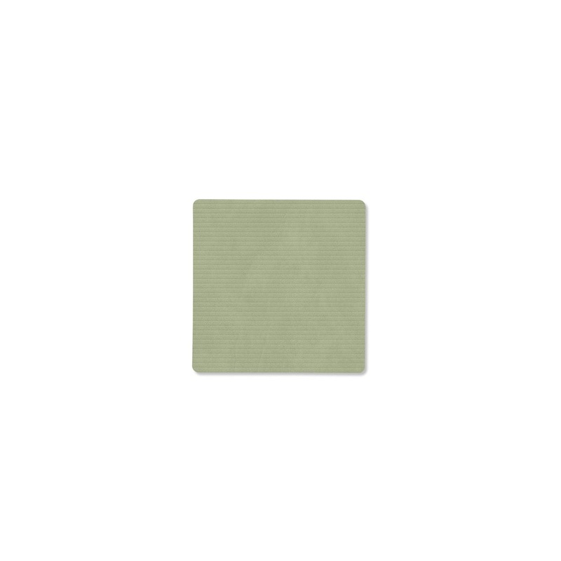 Lind DNA Corduroy Olive Square Coaster