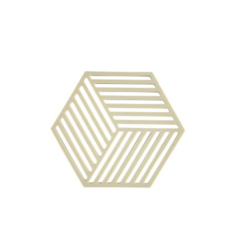 Silicone Trivet Hexagon  Pear