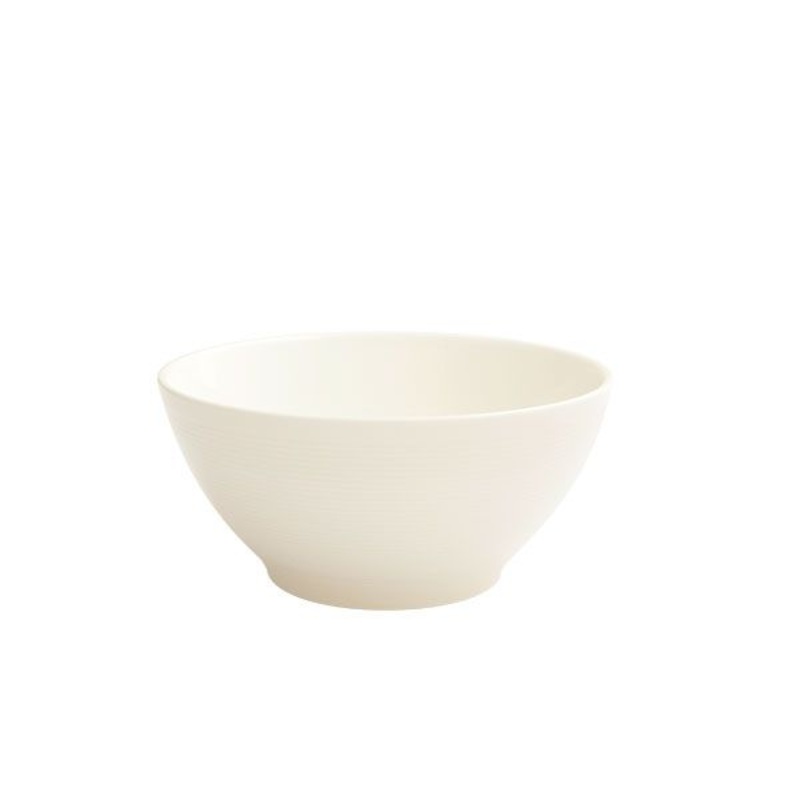White Linen Soup/Cereal Bowl - 15cm