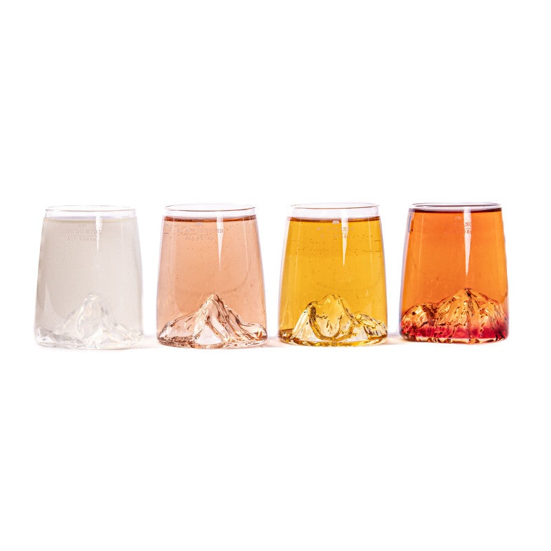 Alaskan Maker Shot Glass Set Mountains - Set Of 4