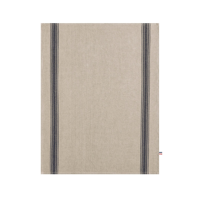 Coucke French Washed Linen Teatowel - Grey
