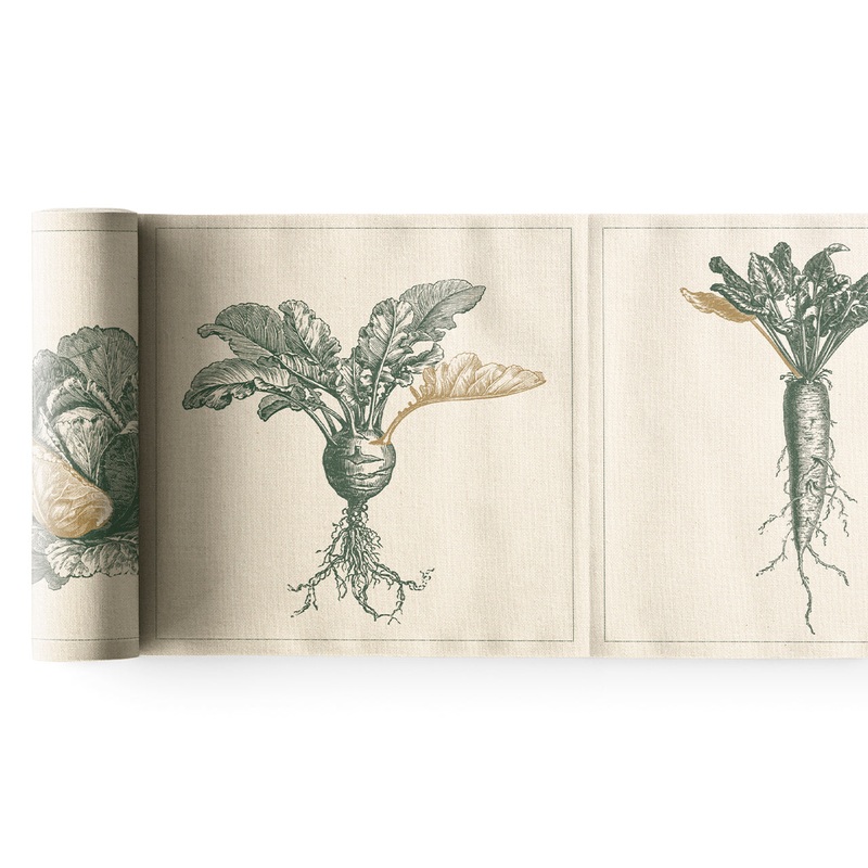 My Drap 12 Piece Cotton Napkin Roll - Veggie