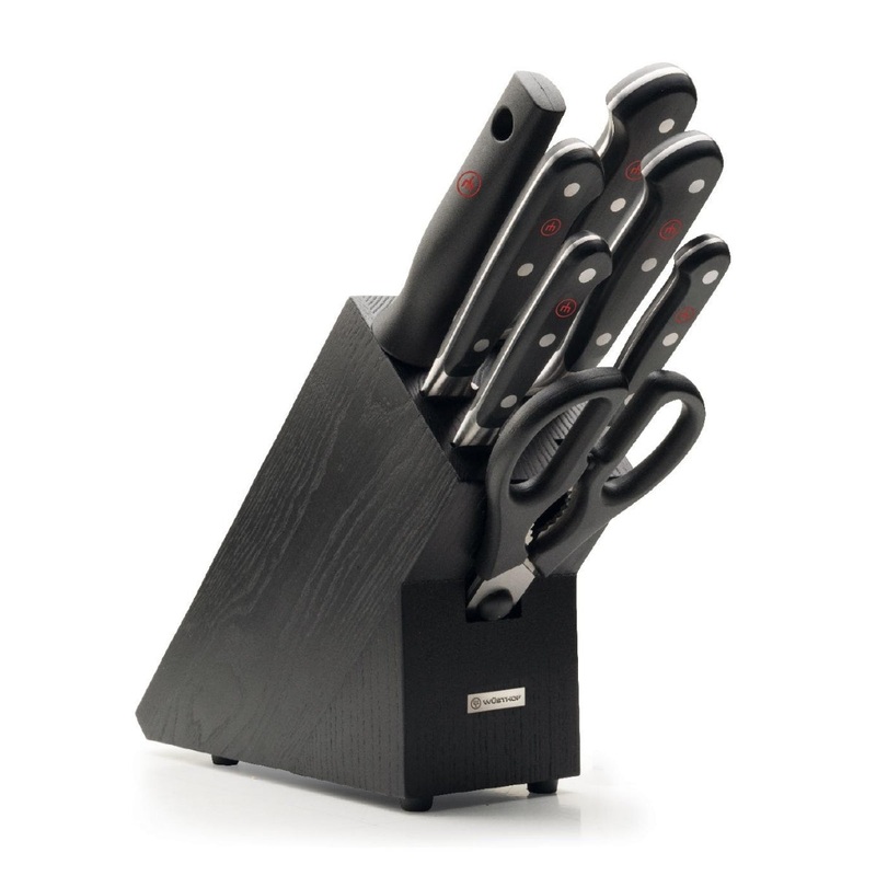 WSTHOF Classic 7 Piece Knife Set - Black