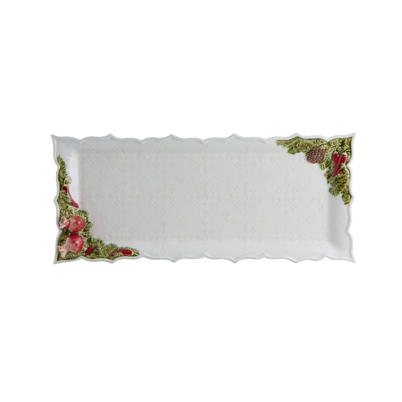 Bordallo Pinheiro Christmas Garland Platter