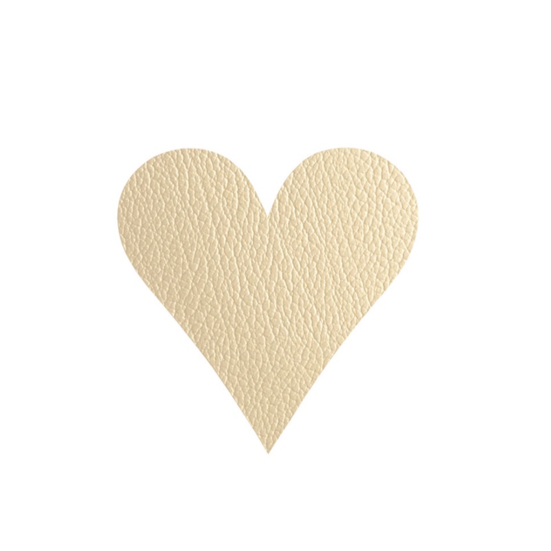 Lind DNA Heart Coasters - Gold